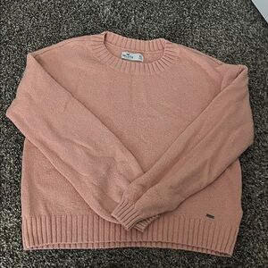 Hollister Soft Pink Crew Neck Sweater